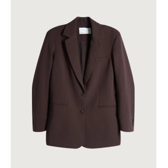 OAK + FORT Women's Coffee Bean Oversized Blazer XS - Picture 11 of 11